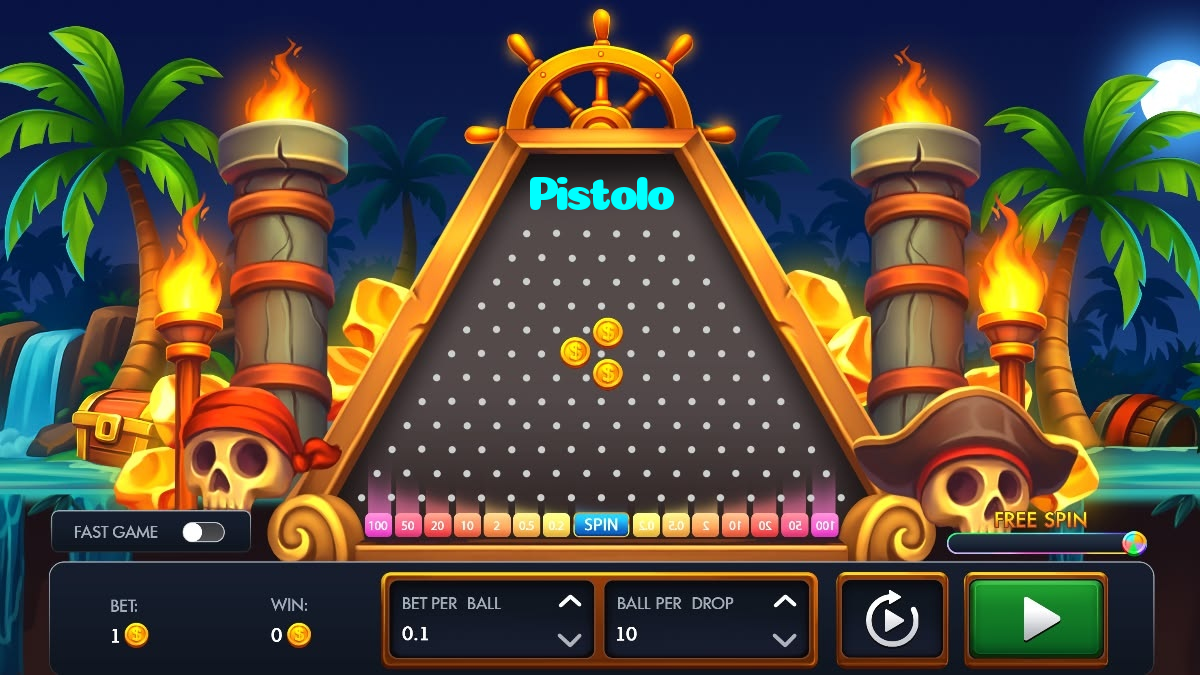 Pistolo casino presented on mobile device in Pakistan with slots and live games